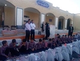 میزبانی خیرین سلامت شهرستان مهر از دانش آموزان مناطق کم برخوردار با ارائه صبحانه سالم در مدارس